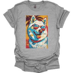 Samoyed Summer Dog T Shirt Gift For Dog Lover