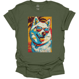 Samoyed Summer Dog T Shirt Gift For Dog Lover