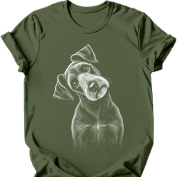 Pumi Tilted Dog T Shirt Gift For Dog Lover
