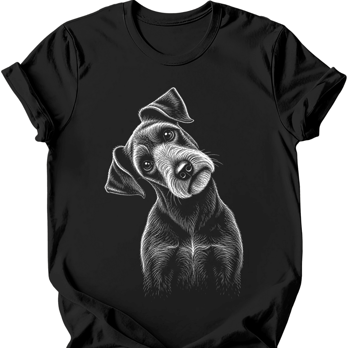 Pumi Tilted Dog T Shirt Gift For Dog Lover