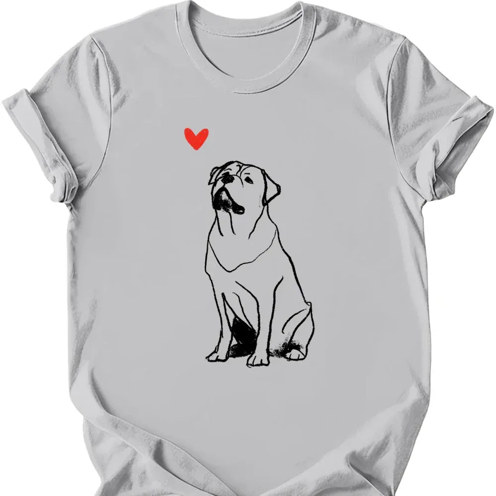 Rottweiler Sketch Dog T Shirt Gift For Dog Lover