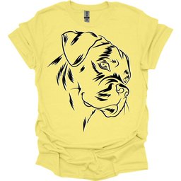 Rottweiler Line Art T Shirt Gift For Dog Lover