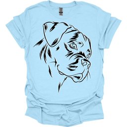 Rottweiler Line Art T Shirt Gift For Dog Lover