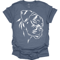 Rottweiler Line Art T Shirt Gift For Dog Lover