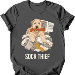 Soft Coated Wheaten Terrier Sock Thief T Shirt Gift For Dog Lover