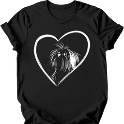 Shih Tzu Heart Dog T Shirt Gift For Dog Lover