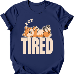 Shiba Inu Tired Dog T Shirt Gift For Dog Lover