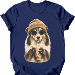 Shetland Sheepdog Hipster Dog T Shirt Gift For Dog Lover