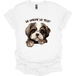 Shih Tzu Did Someone Say Treat T Shirt Gift For Dog Lover