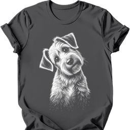 Soft Coated Wheaten Tilted Dog T Shirt Gift For Dog Lover