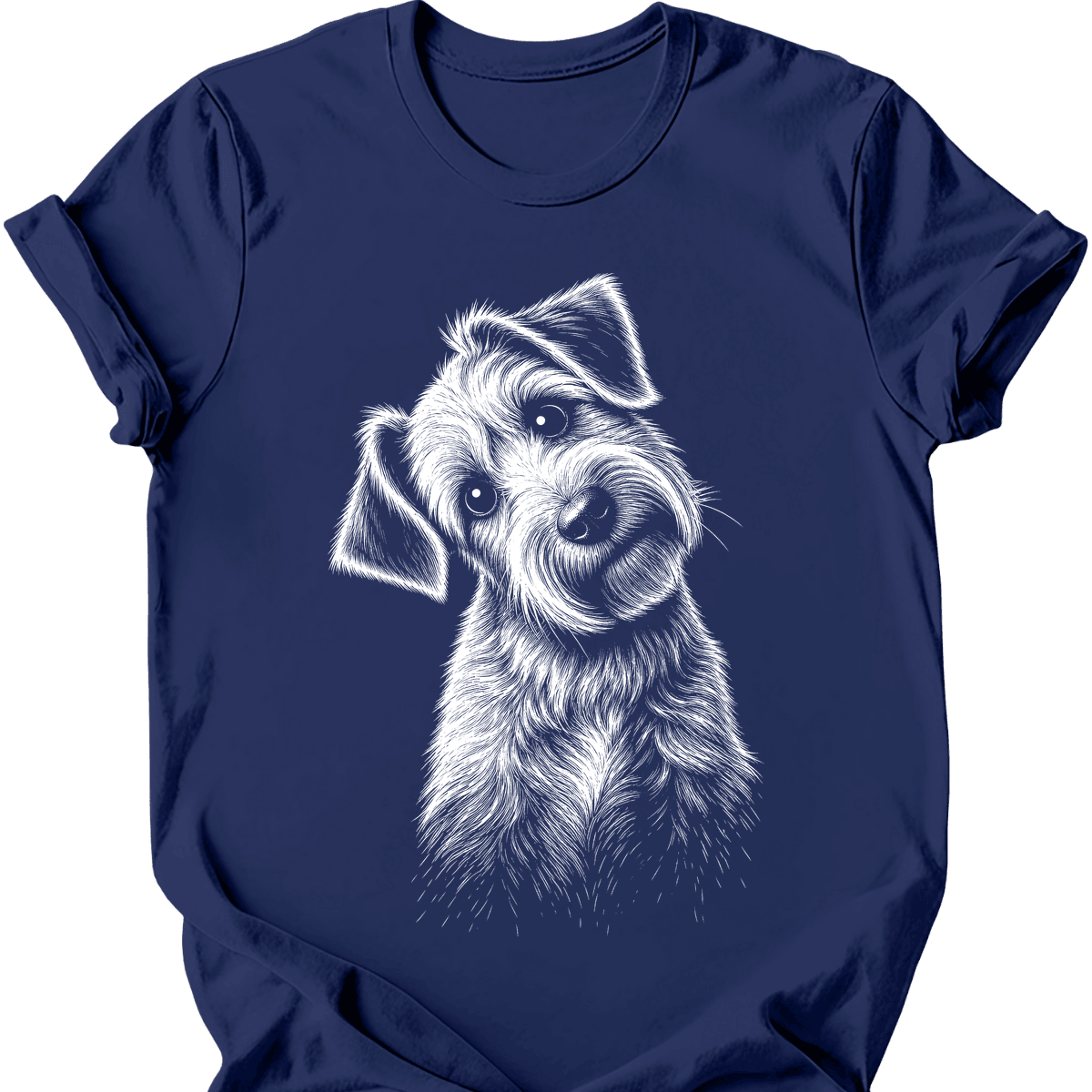 Soft Coated Wheaten Tilted Dog T Shirt Gift For Dog Lover