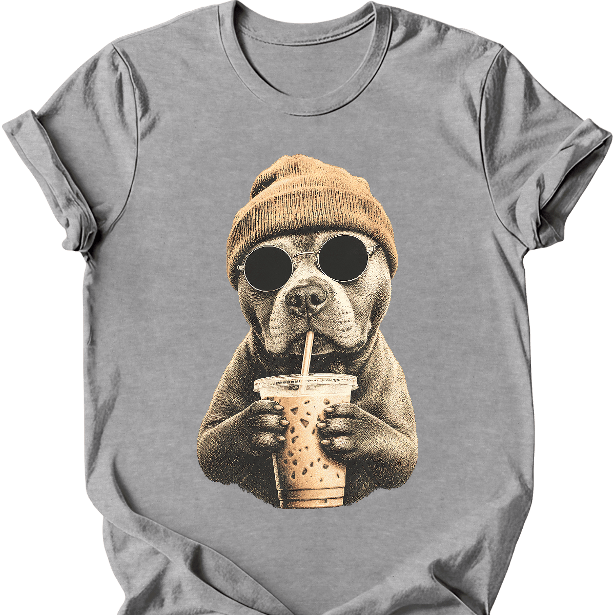 Staffordshire Bull Terrier Hipster Dog T Shirt Gift For Dog Lover