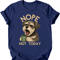 Schnoodle Not Today T Shirt Gift For Dog Lover