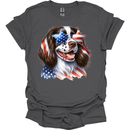 Springer Spaniel Patriot Series T Shirt Gift For Dog Lover