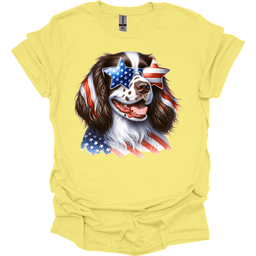 Springer Spaniel Patriot Series T Shirt Gift For Dog Lover