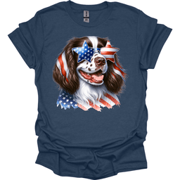Springer Spaniel Patriot Series T Shirt Gift For Dog Lover