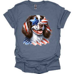 Springer Spaniel Patriot Series T Shirt Gift For Dog Lover