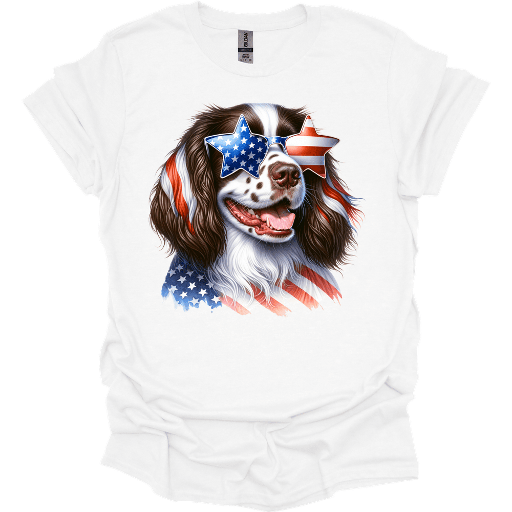 Springer Spaniel Patriot Series T Shirt Gift For Dog Lover