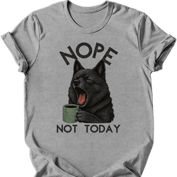 Schipperke Not Today T Shirt Gift For Dog Lover