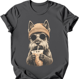 Scottish Terrier Hipster Dog T Shirt Gift For Dog Lover