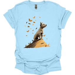 West Highland White Terrier Fall Dog T Shirt Gift For Dog Lover