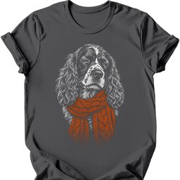 Sprocker Winter Dog T Shirt Gift For Dog Lover