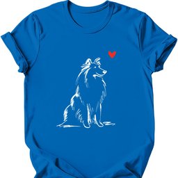 Shetland Sheepdog Sketch Dog T Shirt Gift For Dog Lover