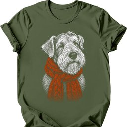 Sealyham Terrier Winter Dog T Shirt Gift For Dog Lover