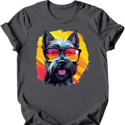 Scottish Terrier Top Dog T Shirt Gift For Dog Lover