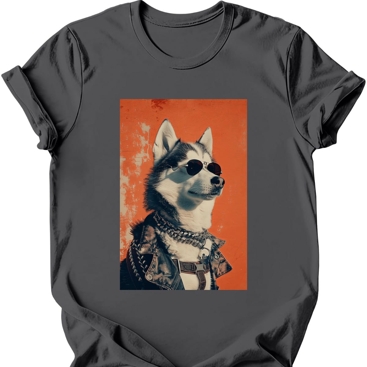 Siberian Husky Punk Dog T Shirt Gift For Dog Lover