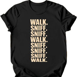 Walk Sniff T Shirt Gift For Dog Lover