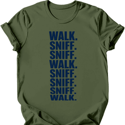Walk Sniff T Shirt Gift For Dog Lover