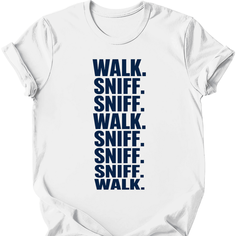 Walk Sniff T Shirt Gift For Dog Lover