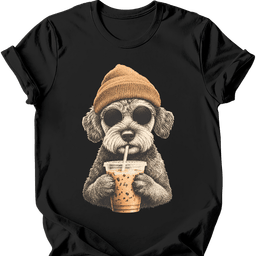 Schnoodle Hipster Dog T Shirt Gift For Dog Lover