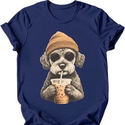 Schnoodle Hipster Dog T Shirt Gift For Dog Lover