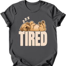 Soft Coated Wheaten Tired Dog T Shirt Gift For Dog Lover