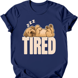 Soft Coated Wheaten Tired Dog T Shirt Gift For Dog Lover
