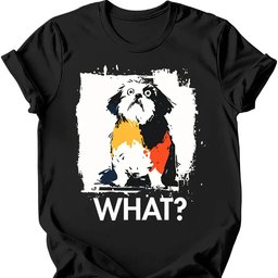 Shih Tzu What Dog T Shirt Gift For Dog Lover