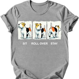 Sealyham Terrier Sit Roll Over Stay T Shirt Gift For Dog Lover