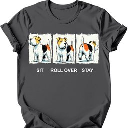 Sealyham Terrier Sit Roll Over Stay T Shirt Gift For Dog Lover