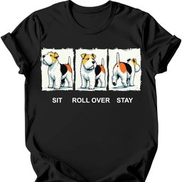 Sealyham Terrier Sit Roll Over Stay T Shirt Gift For Dog Lover