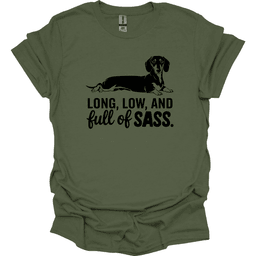 Sassy Dachshund 54 T Shirt Gift For Dog Lover