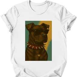 Staffordshire Bull Terrier Punk Dog T Shirt Gift For Dog Lover