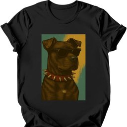 Staffordshire Bull Terrier Punk Dog T Shirt Gift For Dog Lover