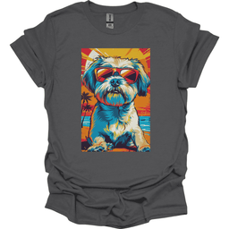 Shih Tzu Summer Dog T Shirt Gift For Dog Lover