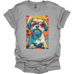 Shih Tzu Summer Dog T Shirt Gift For Dog Lover