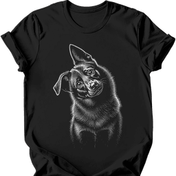 Schipperke Tilted Dog T Shirt Gift For Dog Lover
