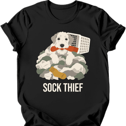 Sealyham Terrier Sock Thief T Shirt Gift For Dog Lover