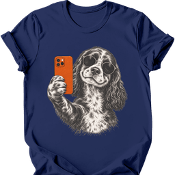 Sprocker Selfie Dog T Shirt Gift For Dog Lover