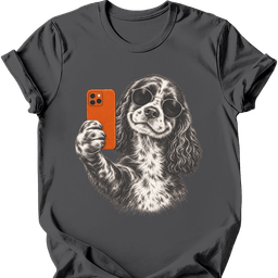 Sprocker Selfie Dog T Shirt Gift For Dog Lover